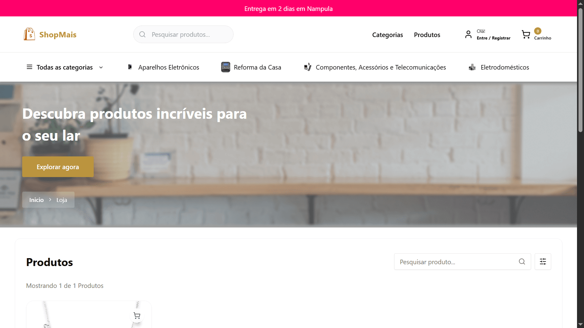 ShopMaisMZ - E-commerce Platform